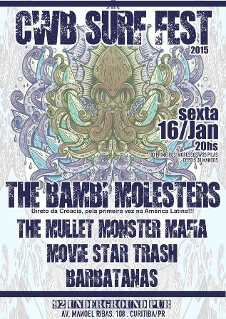 The Bambi Molesters 92 Graus Curitiba Brazil